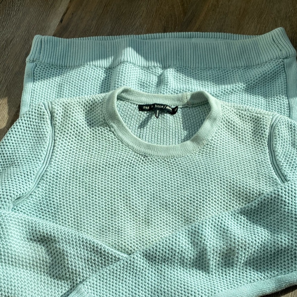 Rag & Bone/ Jean Sweater in mint green